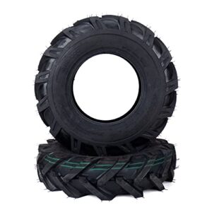 (2) Tiller Tires 480/4.00-8 or 4.80-8 Compatible with Troy-Bilt/MTD Set of 2 (Part # 1234-1)