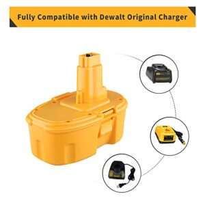 HOMEDAS 2Pack 4.6Ah DC9096 Replacement Battery for Dewalt 18V XRP DC9098 DC9099 DW9098 DW9099 DW9095 DW9096 DE9039 Cordless Power Tools