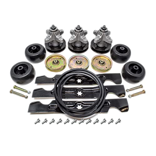 Full Deck Rebuild Kit Compatible with Cub Cadet RZT 50inch Zero Turn Troy Bilt RZT50 Mowers 618-04125 918-04125