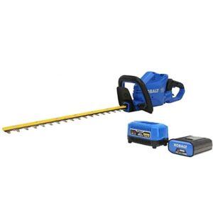 kobalt 40-volt 24-in dual cordless electric hedge trimmer 2 ah (battery included and charger included)
