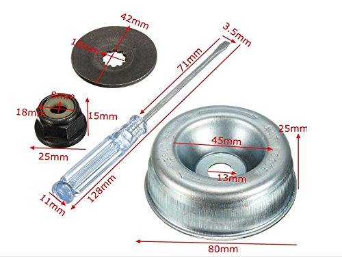 Geelyda Gardening Machine Lawnmower Stihl Blade Adapter Attachment, Maintenance Washer Kit Replacement for Stihl String Trimmers Brush Cutter