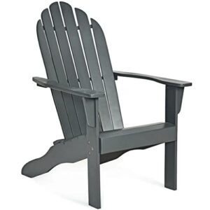 wyfdp outdoor chairs solid wood patio garden terrace furniture grey