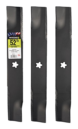 MaxPower 561741B 3 Blade Set for 52'' Cut Poulan/Husqvarna/Craftsman Replaces 574-870801