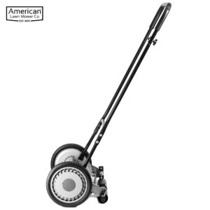 American Lawn Mower Company 1815-18 18-Inch 5-Blade Push Reel Lawn Mower, 18-Inch, 5-Blade, Black