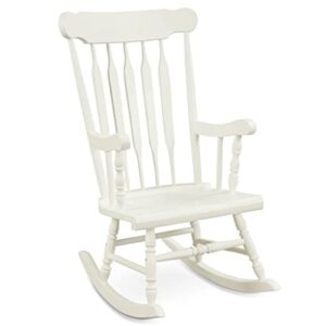 WYFDP Solid Wood Rocking Chair Porch Rocking Chair Indoor Outdoor Seating