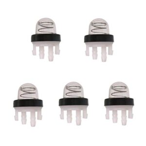fitbest (pack of 5 primer bulb for stihl ts410 ts420 ts700 saw br350 br430 br450 sr430 sr450 leaf blower replaces 4238 350 6201 black