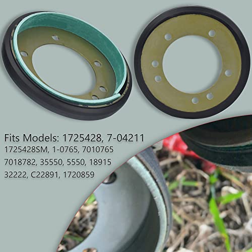 04743700 Lawn Tractor Drive Disc Kit With Liner/Friction Wheel , Compatible With Snapper Riding Clutch Disc, Replace Models 240-975, 7053103, 7600135, 5-3103, 5-7423, 7053103, (OD 6" ID 5-1/8") (1)