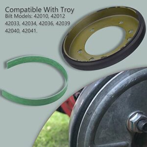 04743700 Lawn Tractor Drive Disc Kit With Liner/Friction Wheel , Compatible With Snapper Riding Clutch Disc, Replace Models 240-975, 7053103, 7600135, 5-3103, 5-7423, 7053103, (OD 6" ID 5-1/8") (1)