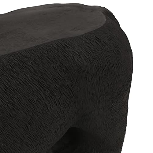 Christopher Knight Home Collinston Outdoor Bench, Matte Black + Black