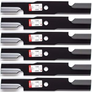 6pk oregon 92-209 high lift blades for exmark 60” lazer z e-series lze740ekc60400