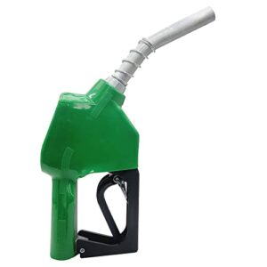 BORRITT 3/4'' inch Green NPT Automatic Shut-Off Fuel Nozzle With filter Perfect For Gas Stations Transportation Used for diesel,gasoline,kerosen（13/16"Spout Max Flow Rate 16 GPM ）