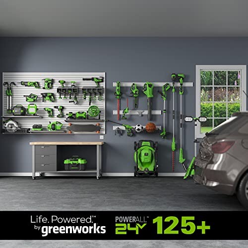 Greenworks 24V 20-Inch Cordless Hedge Trimmer with 2.0 AH Battery Included, HT24B211