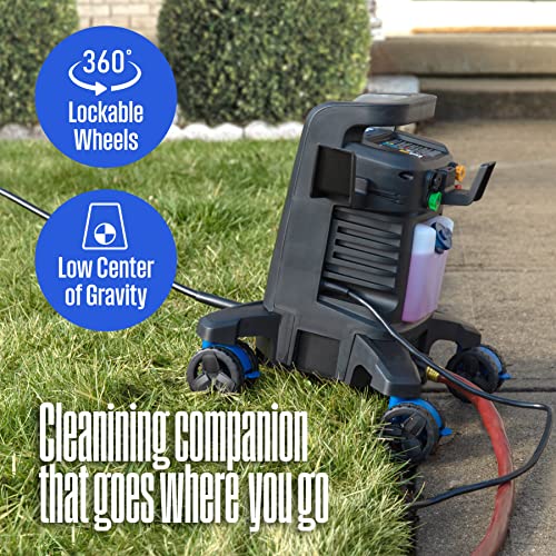 Westinghouse ePX3100 Electric Pressure Washer, 2050 Max PSI 1.76 Max GPM with Anti-Tipping Technology, Onboard Soap Tank, Pro-Style Steel Wand, 5-Nozzle Set, for Cars/Fences/Driveways/Home/Patios