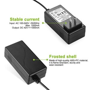 energup 40V Replacement for Greenworks 40V Lithium Battery 29472 29462 for GreenWorks 40Volt G-MAX Power Tools 29252 20202 22262 with a Greenworks 40V Battery Charger