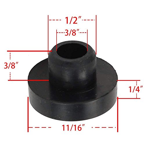 Hipa (Pack of 6 33/64" Fuel Tank Bushing Grommet for MTD Troy Bilt 735-0149 935-0149 104047 46-6560 Tecumseh Craftsman Generator Lawn Mower 33679 25 313 01-S