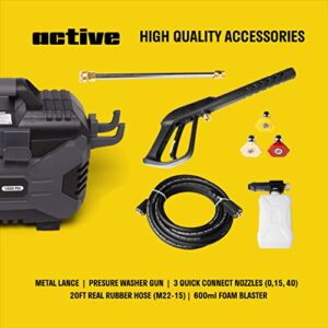 Active VE52 | 1800 PSI | 2.0 GPM | 13 Amp | Electric Pressure Washer (M22-15 Hose Fitting)