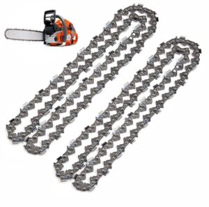 aileete 2-packs 22 inch chainaw chain .325″ lp pitch – .058″ gauge – 86 drive links for 57cc blue max 2160 chainsaw & 5200 5800 6200 models, replaces 21lpx086g