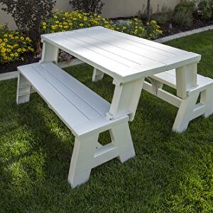 Premiere Products 5RCAT Resin Convert-A-Bench,White