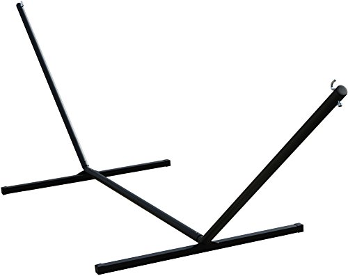 Vivere 15' Heavy Duty 3-Beam Hammock Stand, Black