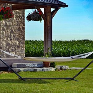 Vivere 15' Heavy Duty 3-Beam Hammock Stand, Black