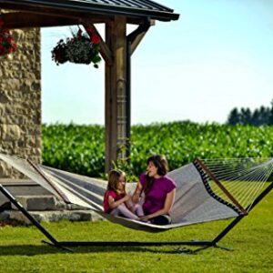 Vivere 15' Heavy Duty 3-Beam Hammock Stand, Black