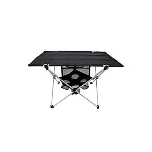 doubao outdoor camping folding table with aluminium alloy table light durable folding table desk for picnic camping