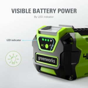 Greenworks 40V 2.0Ah Lithium-Ion Battery (Genuine Greenworks Battery)