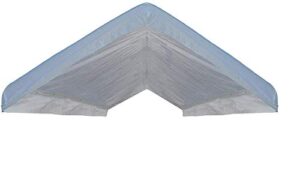 professional ez travel collection heavy duty waterproof valance canopy cover, white, 10ft. x 20ft.,ez-0557