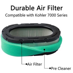 2 Pack 32 083 09-S Air Filter Replacement for Kohler KT715 KT725 KT730 KT735 KT740 KT745 19HP-26HP Engine MTD Cub Cadet Lawn Mower 7000 series Air Filter Reaplces# 32 883 09-S1 32 083 09