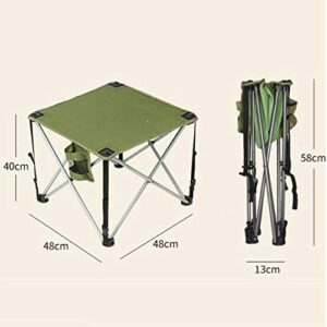 DOUBAO Outdoor Mini Folding Table BBQ Picnic Table Portable Folding Table Chair Casual Table Camping Booth Table Beach Table