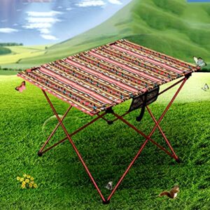 DOUBAO Portable Foldable Table Camping Outdoor Furniture Computer Bed Tables Light Folding Desk Picnic Aluminium Alloy