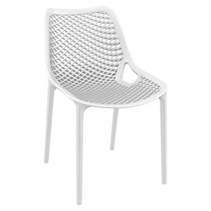 air outdoor dining chair white