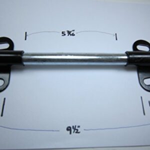 Wheelbarrow TIRE AXLE Shaft with Bracket 5/8" Diameter X 9 1/2" Long