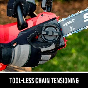SKIL PWR CORE 40 Brushless 40V 14” Lightweight Chainsaw Kit with Tool-free Chain Tension & Auto Lubrication, Includes 2.5Ah Battery and Auto PWR Jump Charger - CS4555-10