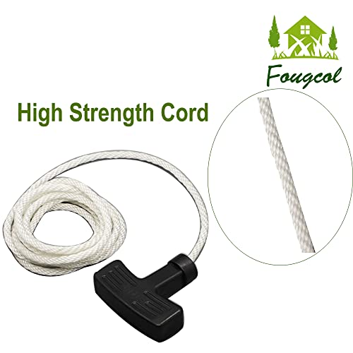 Fougcol 2 Set Pull Cord 3.9 ft with Recoil Starter Handle for Honda GX160 GX200 GX240 GX270 GX340 GX390 Pull Starter