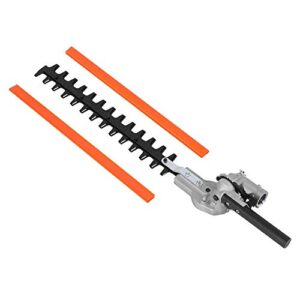 hedge trimmer – delaman 7 teeth 17-1 inch universal hedge trimmer attachment expand double sided blades