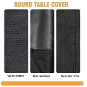 VIKKSAER Outdoor Swing Seat Cover Replacement,600D Thickened Oxford Waterproof Sunscreen Porch Swing Cushions for Patio Furniture Garden Bench,Black,57.7X 19.5 x 19.5 in