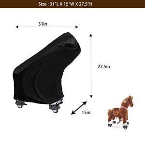 Kasla Riding Horse for Toddlers Covers,Cover for Ride on Horse Toys,All-Weather Protective Cover (only Cover)