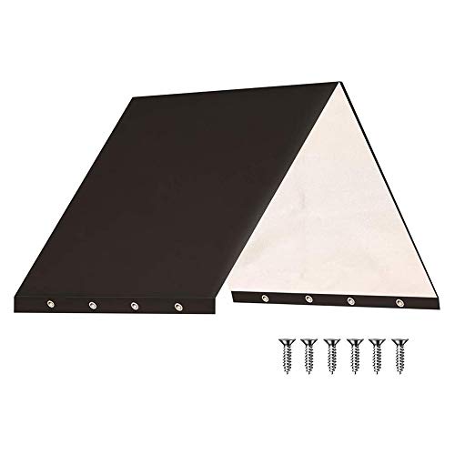 Heavy Duty Swing Set Canopy,Kids Playground Roof Canopy Cover,Wooden Swing Sets Cover For Backyard,Outdoor Replacement Sunshade Cover Black 52“ x 90” Inch,Playest Canopy Replacement 52“ x 90” Inch