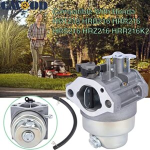 GCV160 Carburetor Compatible With Honda HRT216 GCV160A HRR216 HRS216 HRB216 HRZ216 GCV160LA GCV160LE GCV160LAO Carburetor Lawn Mower Pressure Washer Engine Replace 16100-Z0L-023 16100-Z0L-853