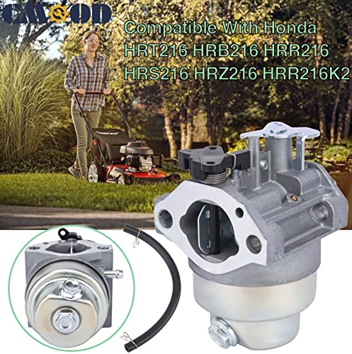 GCV160 Carburetor Compatible With Honda HRT216 GCV160A HRR216 HRS216 HRB216 HRZ216 GCV160LA GCV160LE GCV160LAO Carburetor Lawn Mower Pressure Washer Engine Replace 16100-Z0L-023 16100-Z0L-853