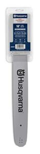 husqvarna 531300438 18-inch hln250-72 pixel chain saw bar, .325-inch by .050-inch , grey