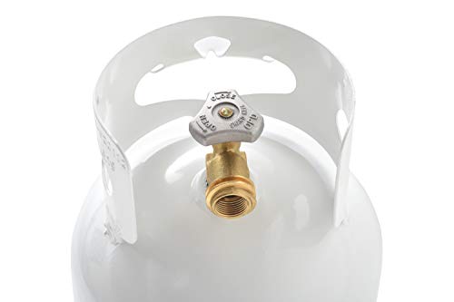 Flame King YSN011 11 Pound Steel Propane Tank Cylinder With Type 1 Overflow Protection Device Valve, Great For Camping, Fire Pits, Heaters, Grills, Overlanding