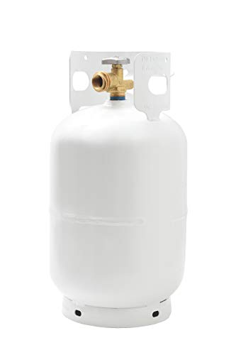 Flame King YSN011 11 Pound Steel Propane Tank Cylinder With Type 1 Overflow Protection Device Valve, Great For Camping, Fire Pits, Heaters, Grills, Overlanding