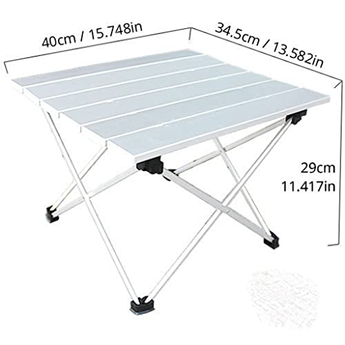 ZHYH Camp Table, Portable Folding Camping Table with Carry Bag for Outdoor, Fishing & Picnic