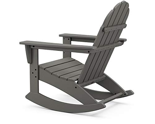 POLYWOOD Vineyard 3-Piece Adirondack Rocking Chair Set with Side Table