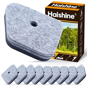 haishine 10pcs air filters for stihl weed eater, air filter oem replacement code 4180-120-1800 for stihl fs90 fs130 ht101 fs87 fr130t ht100 ht130 km100 fc100 fs310 hl90k sp90 ft100 series trimmer