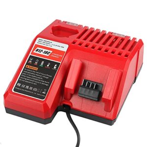 replacement m12 & m18 rapid charger for milwaukee 12v-18v xc lithium-ion tools battery power charger