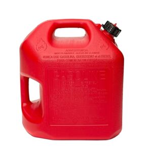 Midwest Can Company 5610 5 Gallon Gas Can Fuel Container Jugs w/ Spout (2 Pack)