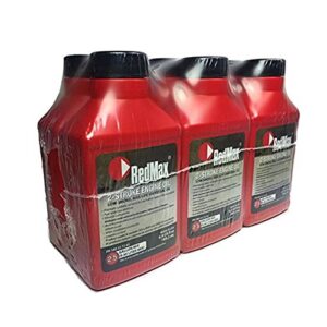 redmax oem maxlife 2-cycle oil, 6.4 oz. (pack of 6)